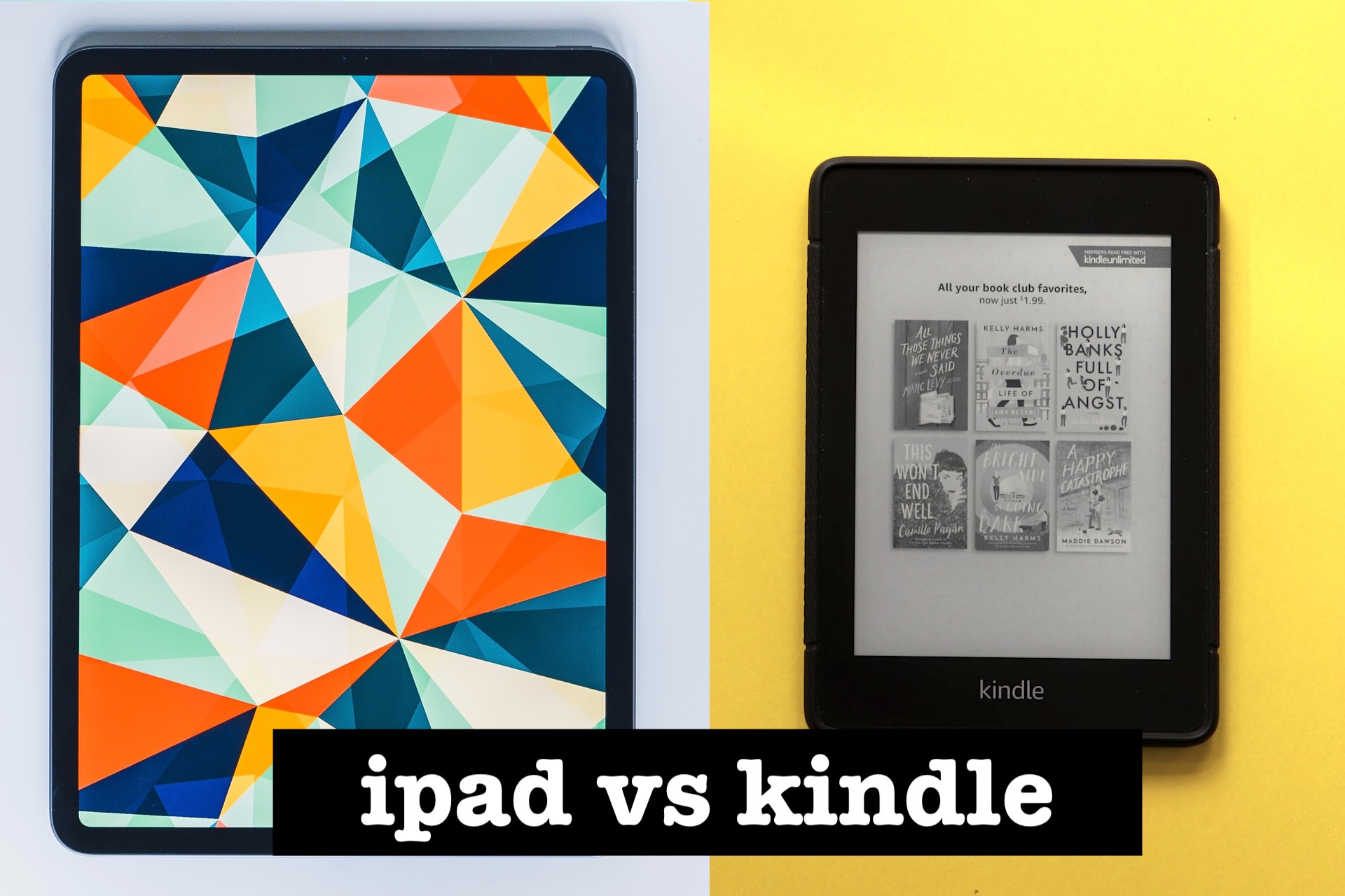 featured image for Reading on an iPad vs Reading on a Kindle